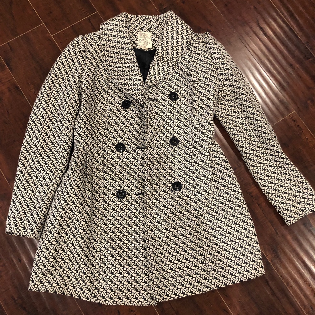Tulle Coat Button Down